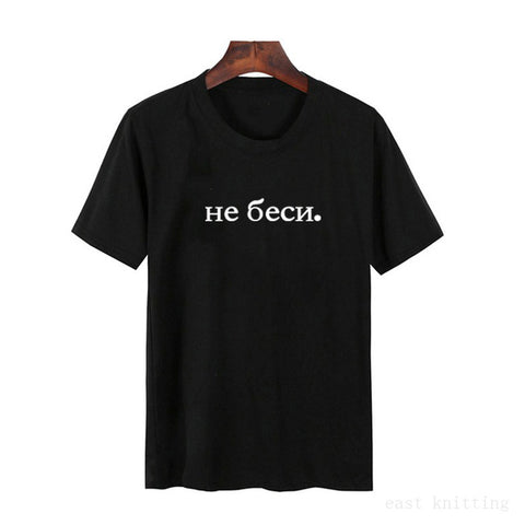 Image of Vestido t-shirt Korean version solid color white style wild cute letter shirt printing series polyester short-sleeved dress coat